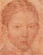 VELAZQUEZ, Diego Rodriguez de Silva y Head-Portrait of Young boy Sweden oil painting artist